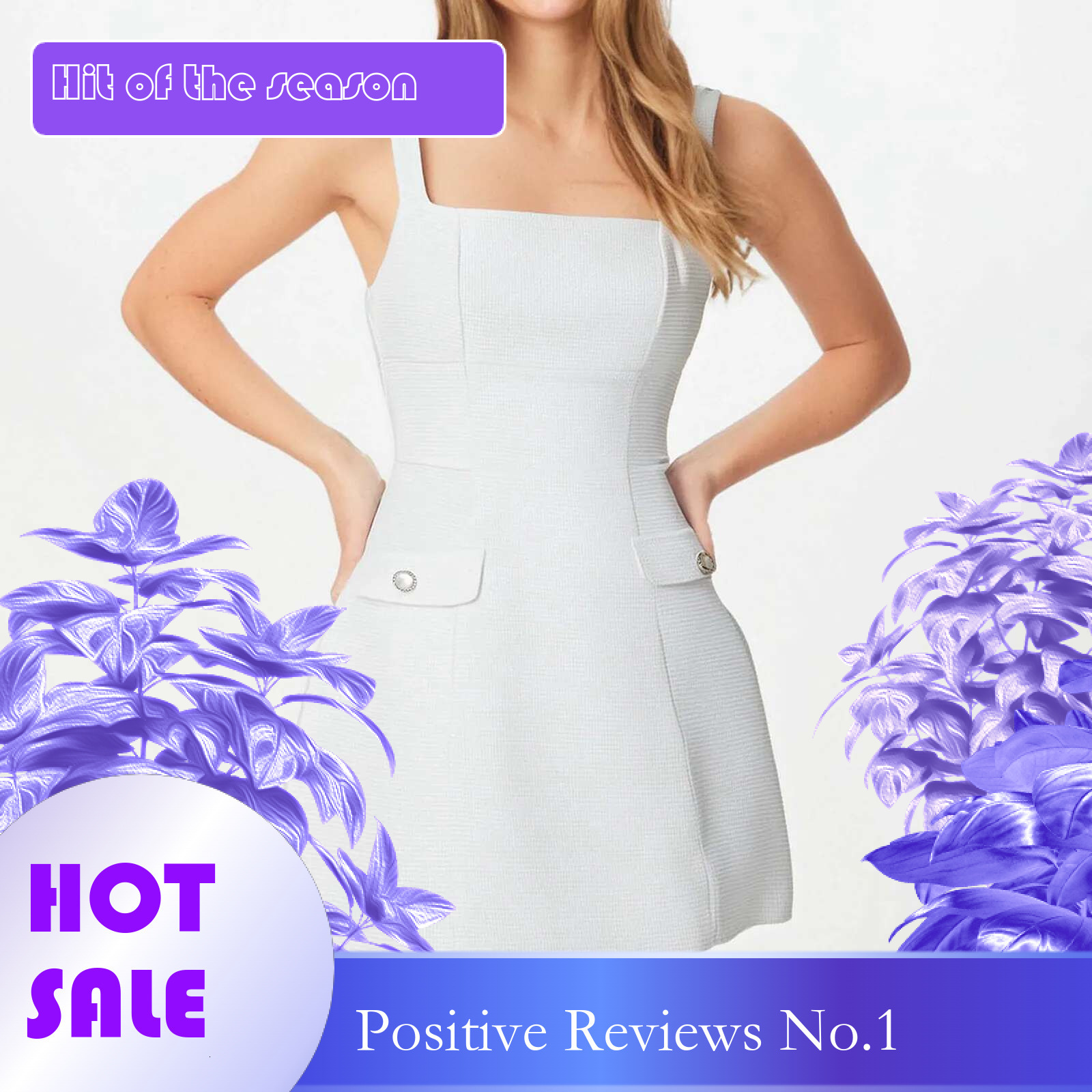 Dongdumaoyi White Sg Sleeveless Party Dress Women S Elegant Tweed A E O Neck Patchwork Black Evening Dresses Birthday Female