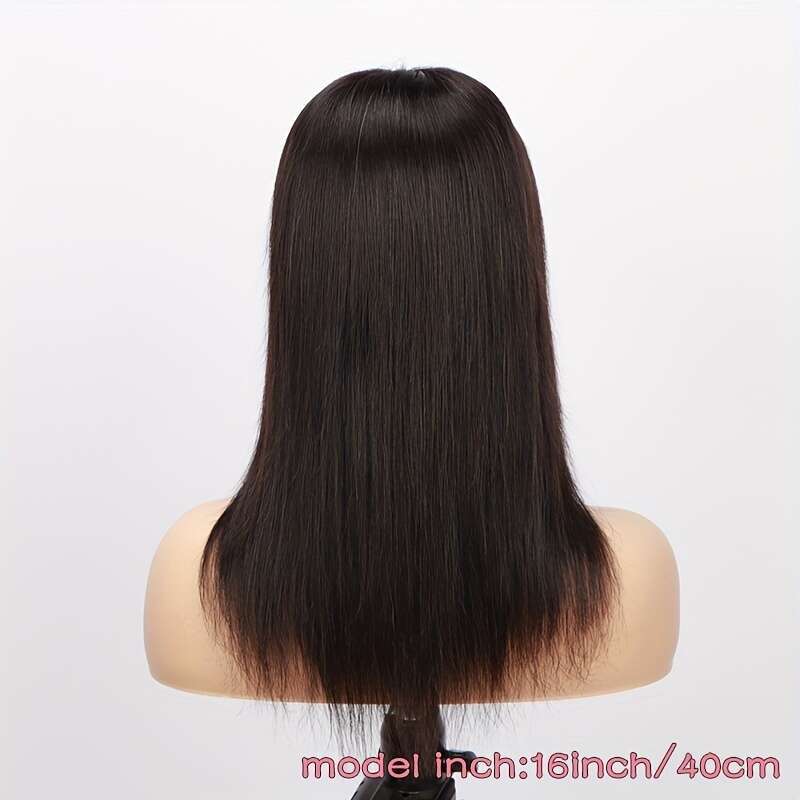 Glueless Wigs Frontal Brazilian Straight Human Hair HD 4X4 Lace Front Wig Ready To Wear 150% Density