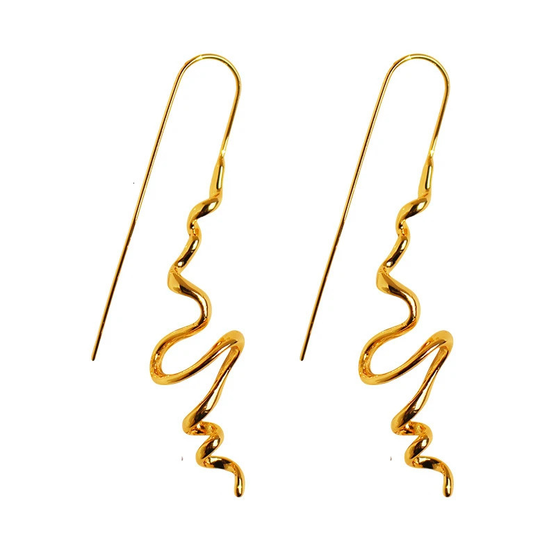 Abstract three-dimensional earrings cool and handsome temperament fashion women exquisite retro ear hanging jewelry acces 250409