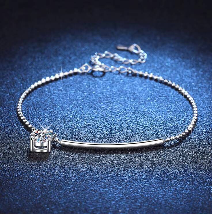S925 Sterling Silver Bracelet Anklet Female 1 Franz Klammer Sangshi Bracelet Female