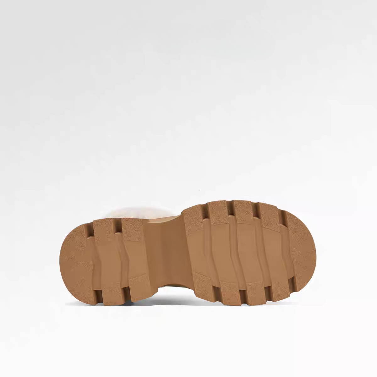 Designer's autumn and winter new thick soled wool lined midsole snow boots, warm cotton women's shoes, designer shoes