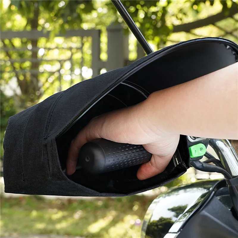 1Pair Motorcycle Windshield Handlebar Gloves Windproof Motorcycle Gloves Winter Warm Electric Car Handle Covers Moto Accessories S25118{category}