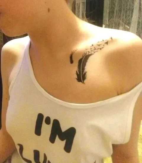 Waterproof temporary tattoo sticker body art wave heartbeat line small size fake tattoo flash tattoo suitable for girls W250410