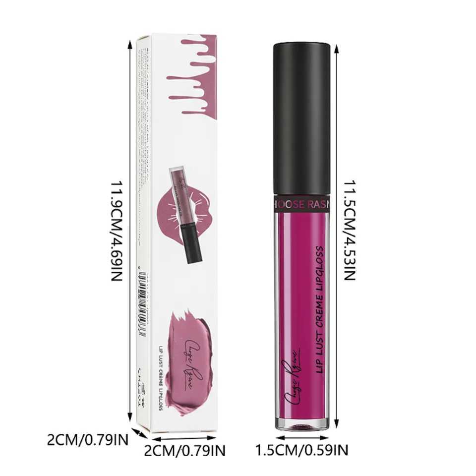 12 Colors Sexy Women Lipstick Waterproof Long Lasting Moist Lip Gloss Vivid Colorful Lipgloss Women Makeup maquiagemT251110