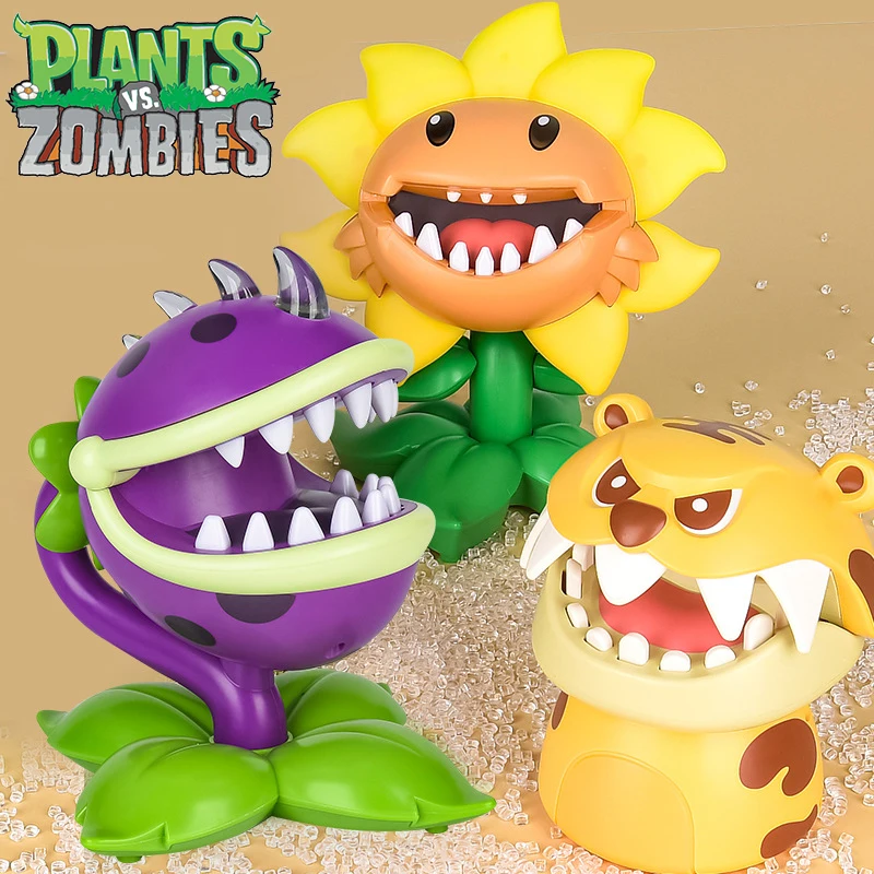 Plants vs Zombies 2 Licensed STEM Building Kit - Primal Sunflower Family Interactive Model, Multiplayer Game Bulk Stock Birthday Gift