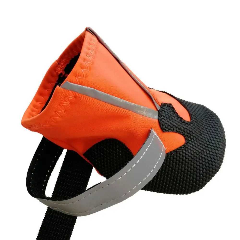 New Arrival 4 pieces/set of anti slip dog outdoor sports shoes breathable and wear-resistant dog anti slip rain boots reflective TPR/waterproof cloth 