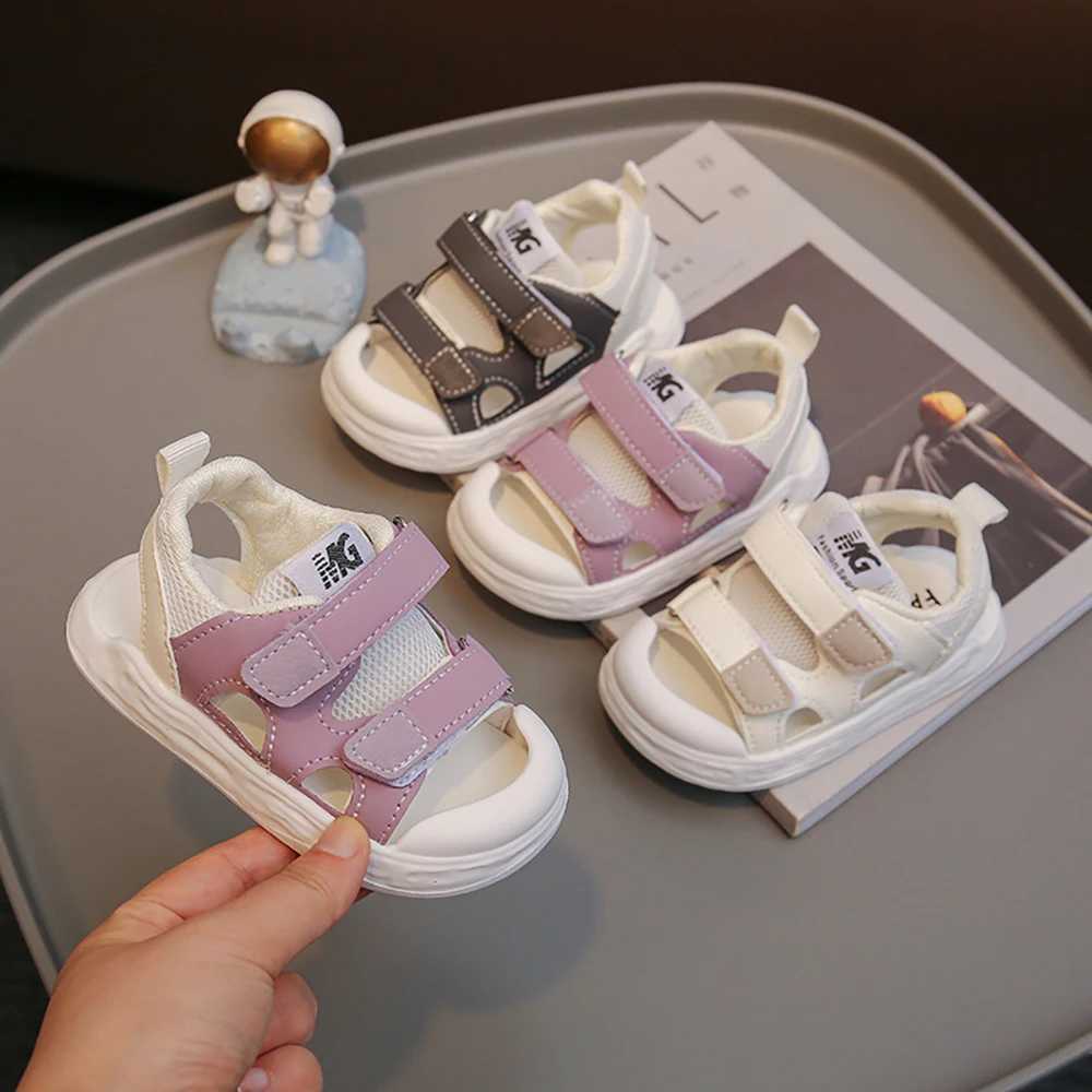 Childrens Summer Sandals Trend Fashion Baby Boys Sports Sandals Ergonomic Anti collision Girls Summer Beach Shoes Z250410