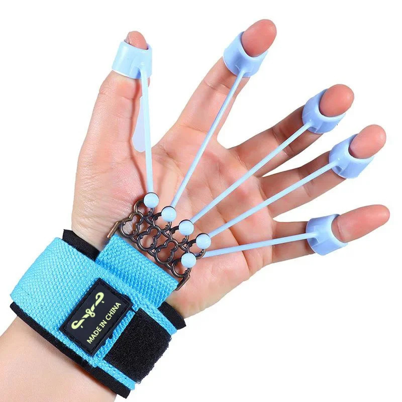 Portable Hand Gripper Silicone Finger Expander Hand Grip Wrist Strength Trainer Finger Exerciser Resistance Band Fitness 250410