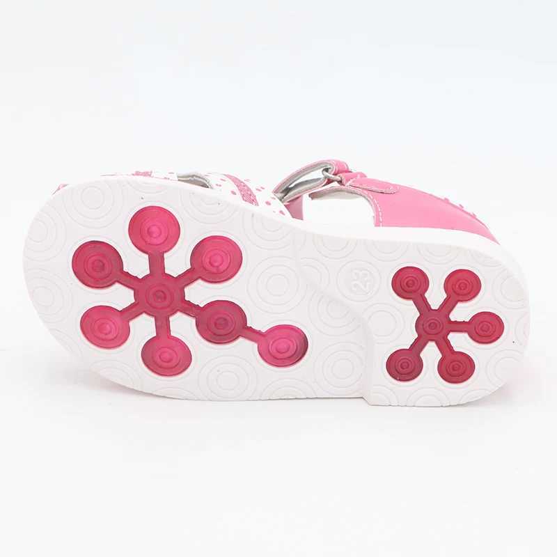 Cute Eagle Summer Girls Sandals Pu Leather Childrens Shoes Closed Toe Baby Girls Shoes Orthopedic Sandals Size 21-26 New 2020 Z250410