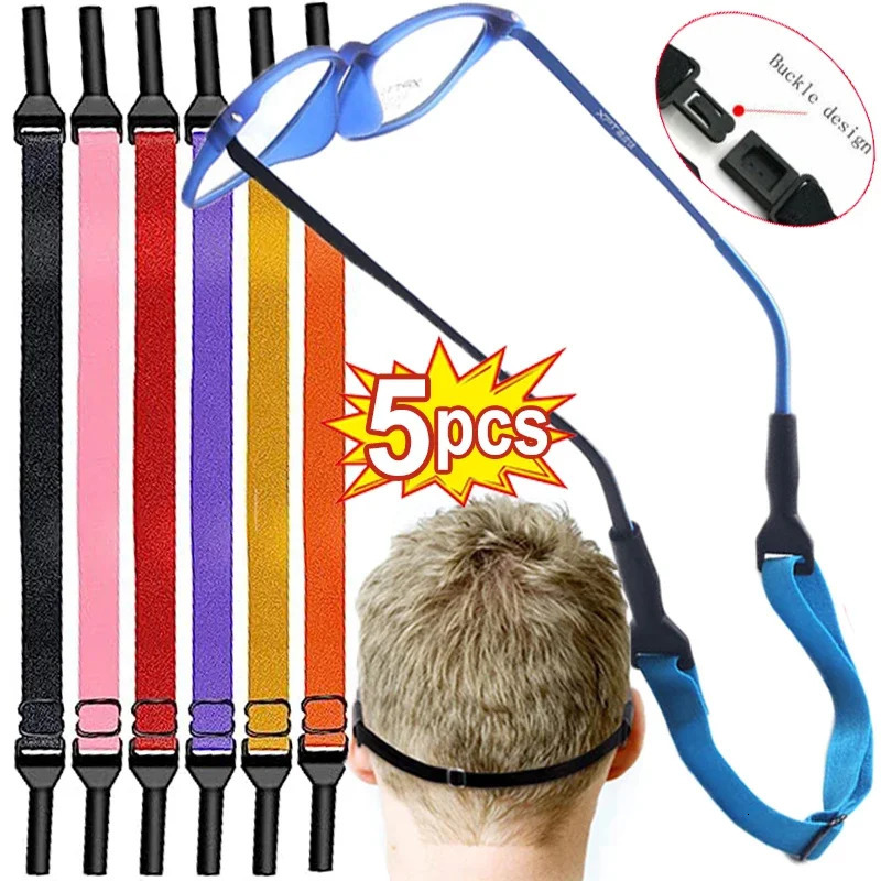 15 piece of childrens eyeglass chain adult sunglasses strap seat belt bracket sports glasses 250410