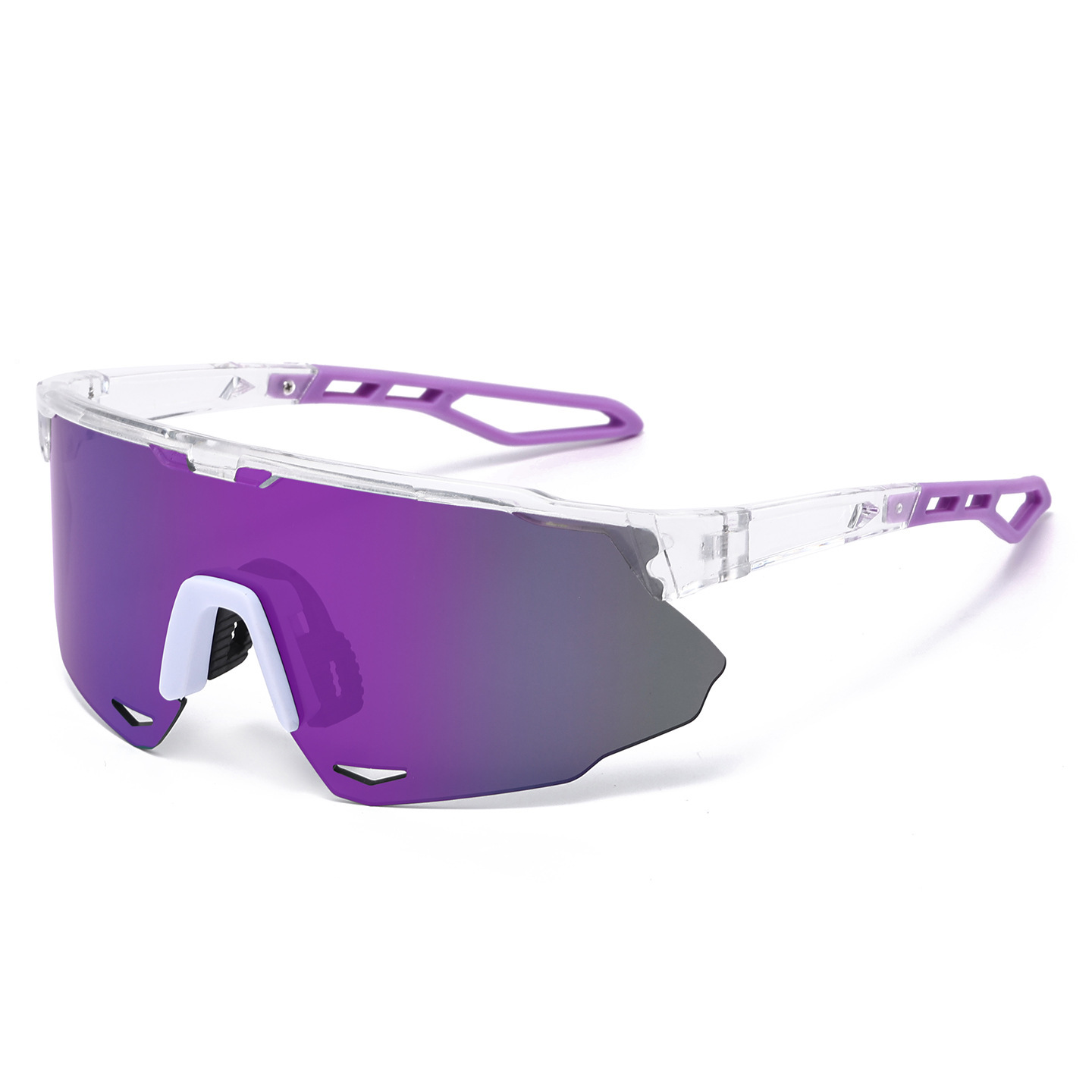 New Cross-Border European & American Style Vibrant Mountain Bike Cycling Glasses Outdoor Running Sports UV-Protective Coated Sunglasses