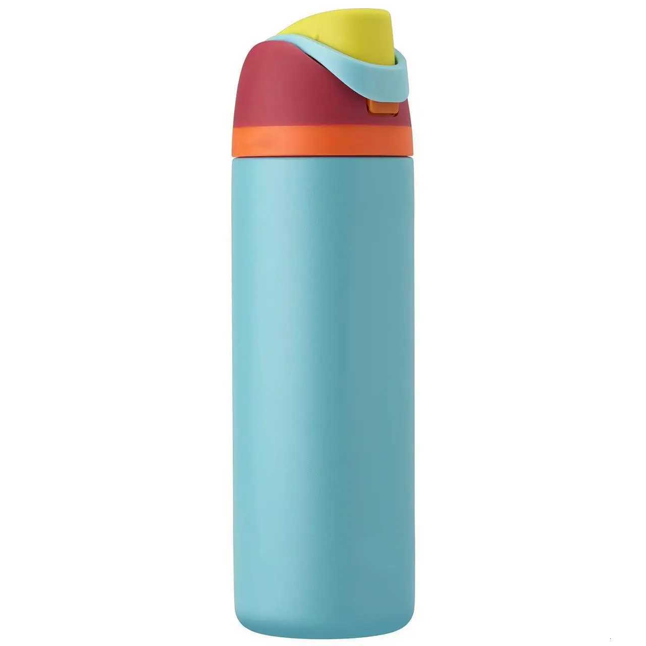 Fashionable cup Stainless steel insated water bottle with straw for sports travel and school Suitable for all kinds of adventures Y251110