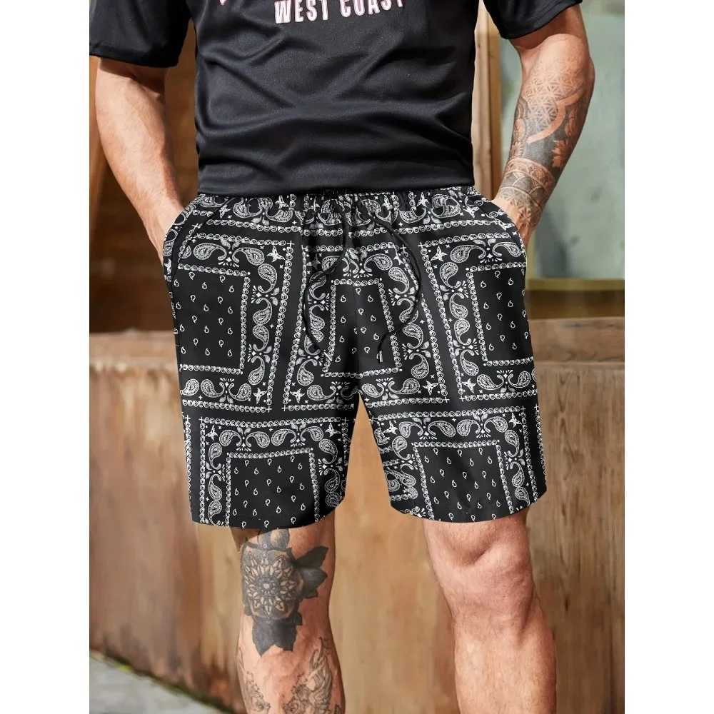Summer mens fashionable shorts 3D retro floral print clothing for boys and childrens casual Hawaiian vacation shorts mens retro beach shorts X2504101