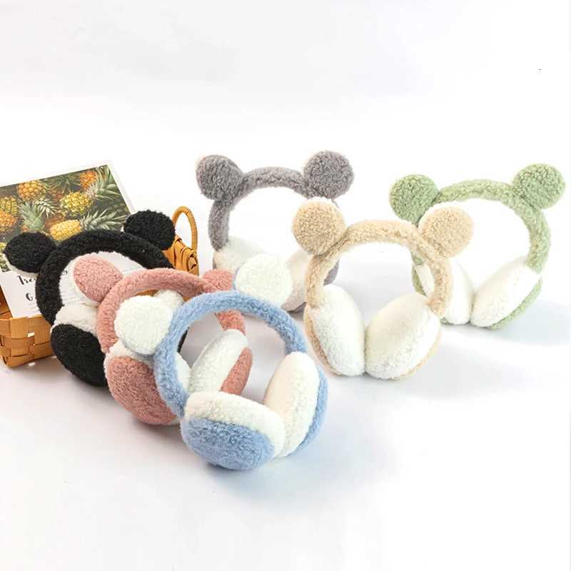 Cartoon Bear Earmuffs Children Animals Winter Warm Ear Warmers Antifreeze Women Men Faux Furry Earmuffs Headband Ear Cover W251110