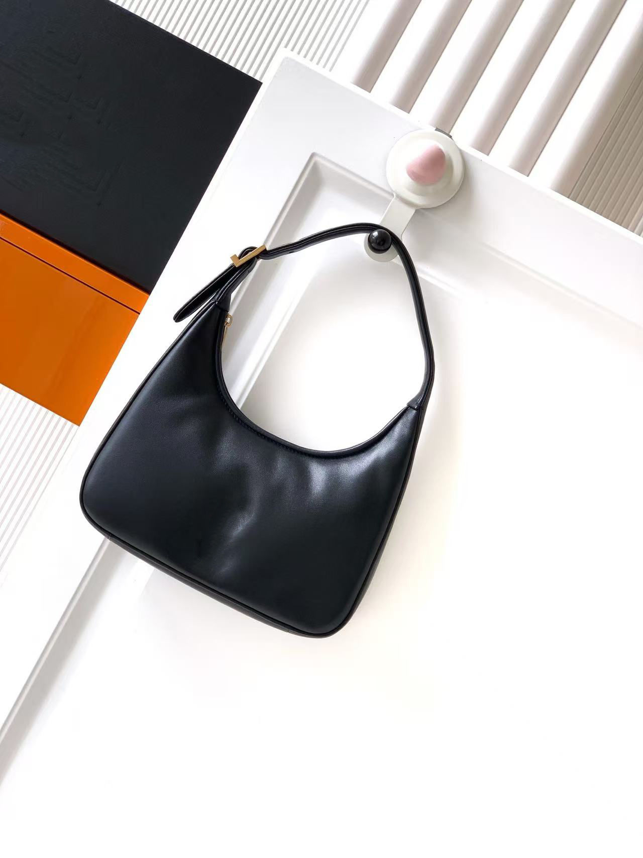 2025 high-quality luxury designer bag women's fashion classic curved cross-body bag original 10A handbag women's luxury brand shoulder bag
