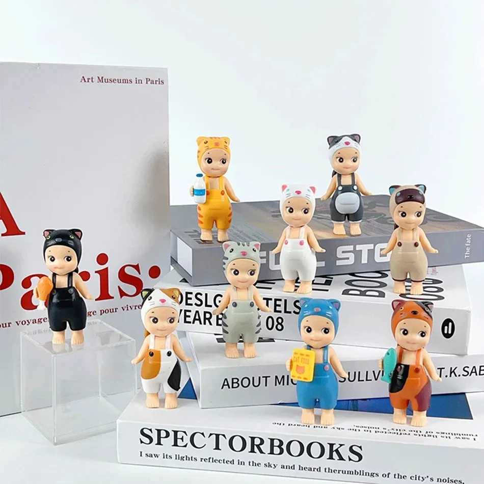 -Sonnny Angel 20th Anniversary Hippers Blind Box Animal Cat Life Series Anime Figures Ornaments Dolls Fans Toy Set For Kids Gift C251110