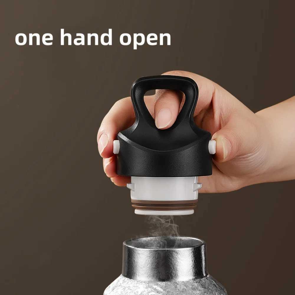 Fashionable cup Titanium Thermal 500ML Insated Water Bottle Vaccum Cup Portable Travel Sport Bottle For Camping Y251110