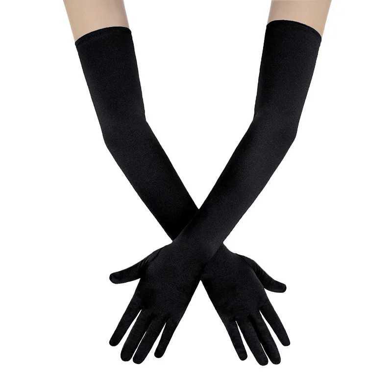 Satin Prom Gloves for Women Long Elbow Length Glove Elegant Party Club Match Dress Wedding L251110