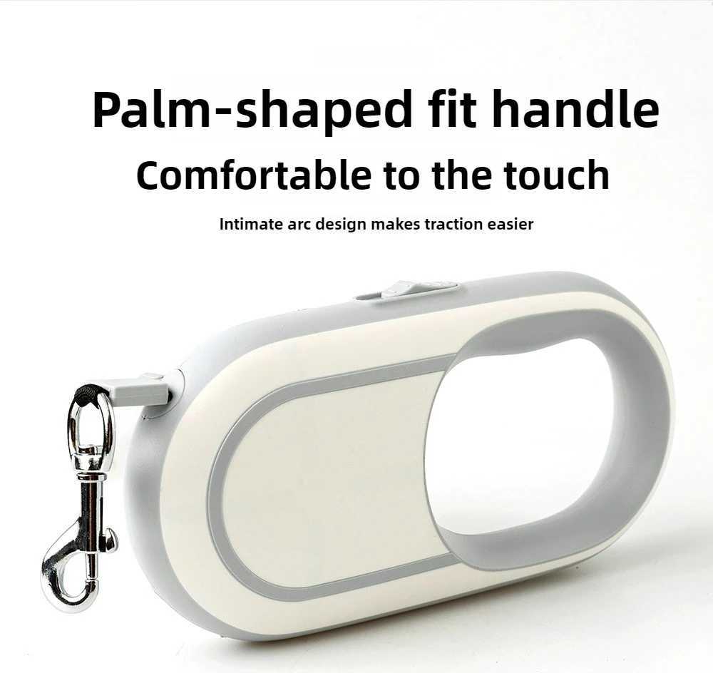 Tangle-Free Retractable Dog Leash Strong Nylon Tape One-Handed Brake Automatic Retractable Dog Walking Chain J251110