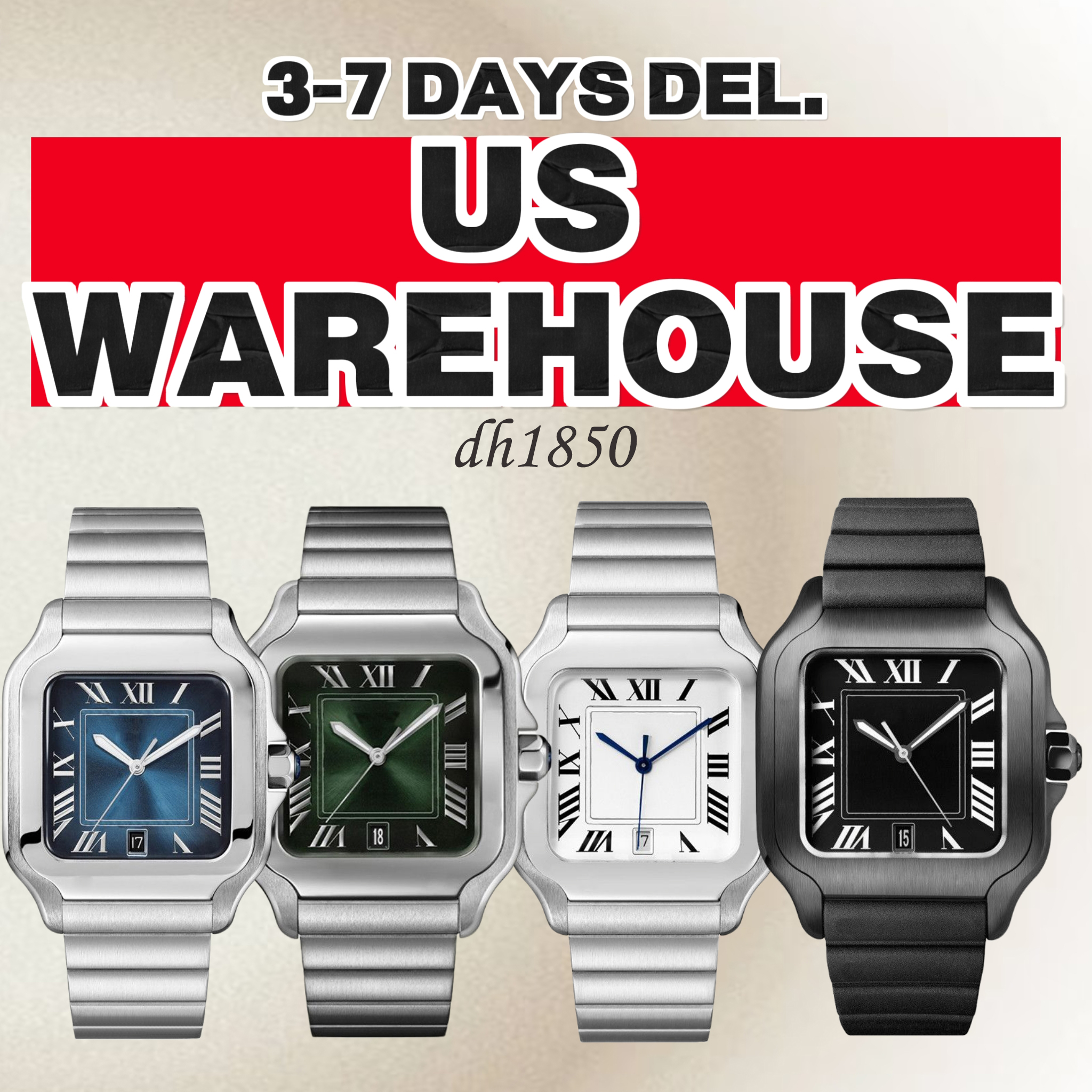 watch designer luxury watch mens watch watches men mechanical automatic watch classic stainless steel wristwatch with box