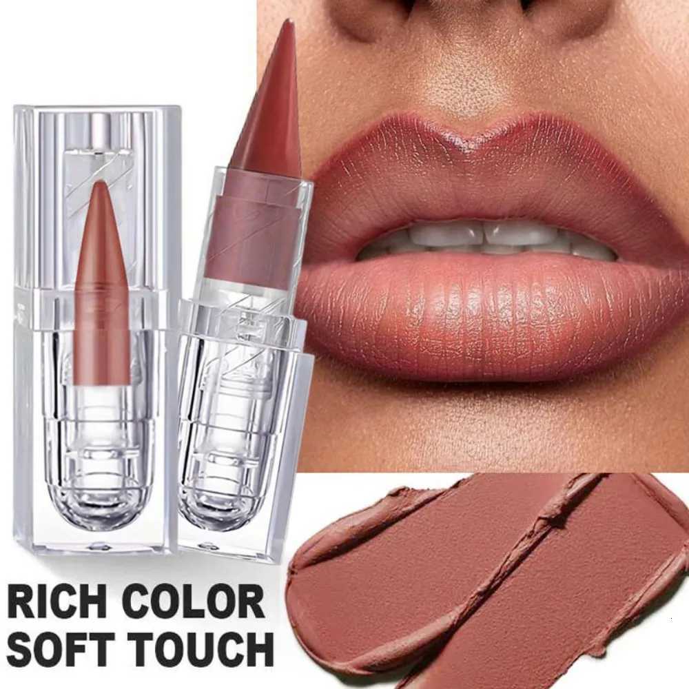 Fine Pointed Soft Fog Lusterless Sexy Brown Red Lipstick Pen Lip Contour Lipliner Contour Color CosmeticsT251110