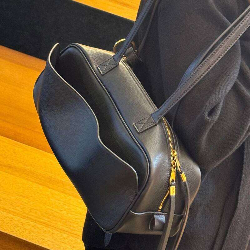 Genuine Leather Custom Initials Bowling Bags For Women Luxury Designer Handbags And Purses 2025 New In Cowhide Underarm Shoulder