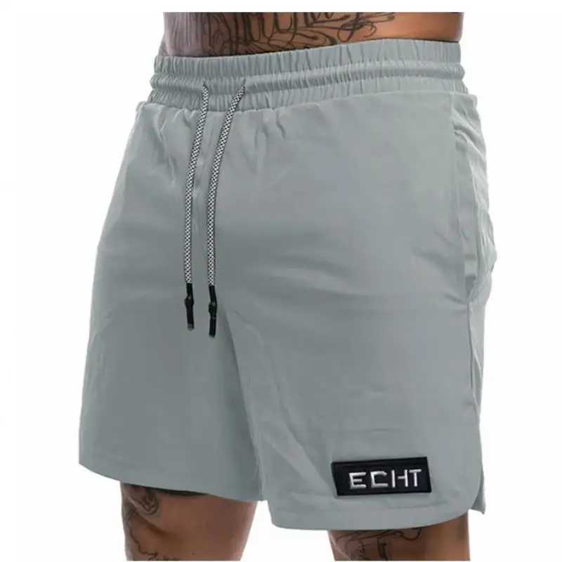 Mens and womens nylon fabric shorts five point loose sportswear quick drying solid lace same style summer X250410