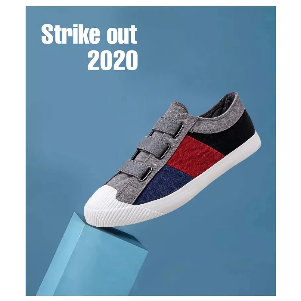 Breathable Casual Lace-Up Mens Canvas Footwear - Ideal for Daily Wear