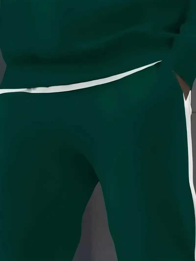 The new mens hoodie set for Spring and Autumn 2025 is comfortable soft casual and fashionable with 3D printing W251110