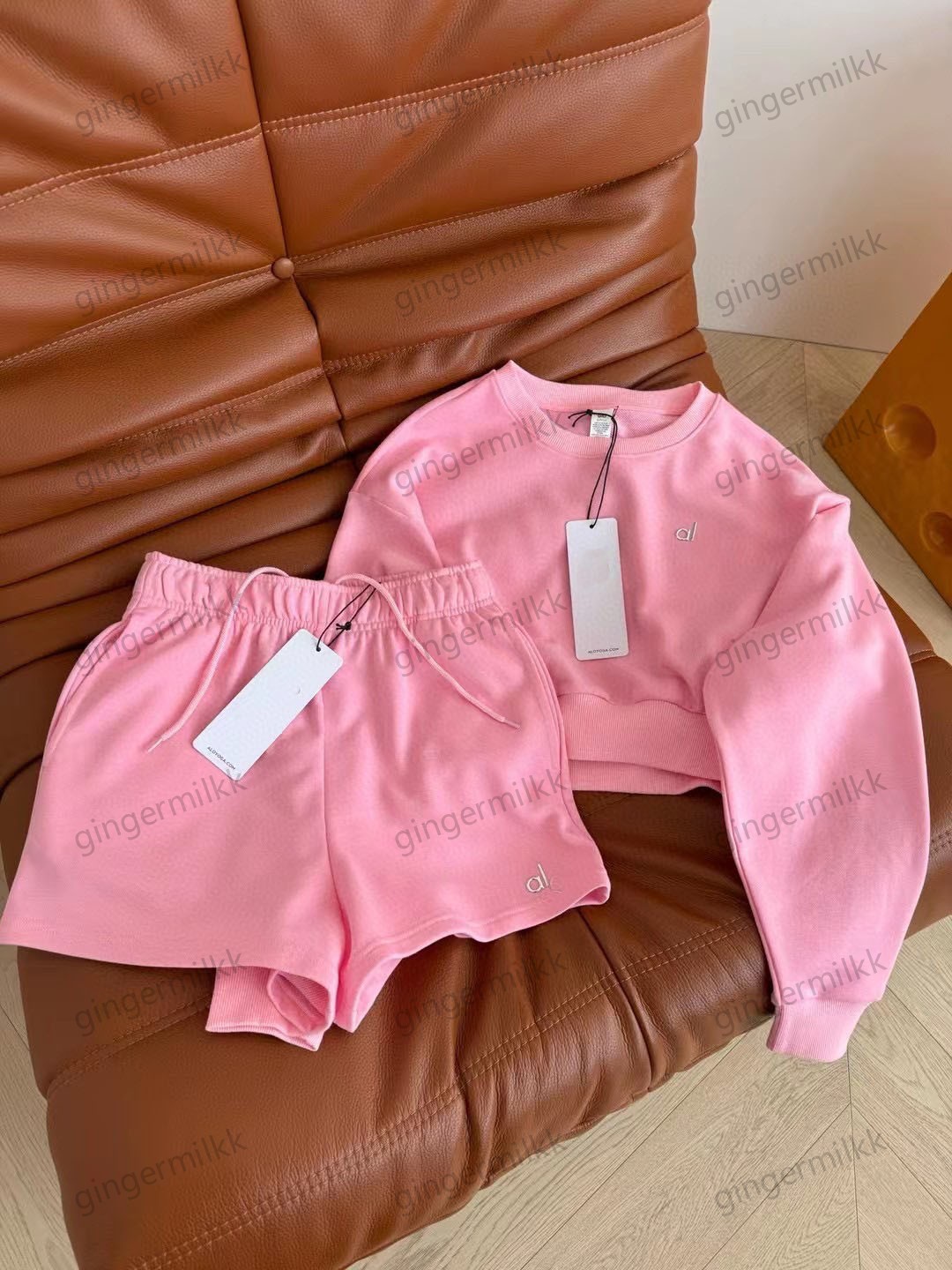 Women's Two Piece Pants Women's Tracksuits Designer Casual print slim fit hooded top high waisted shorts set for women