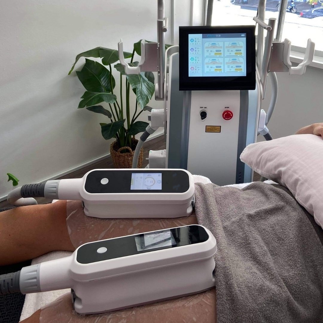 Professional 360 Cryolipolysis Fat Freezing Machine 4 Handles Slimming Device For Beauty Salon Spa Body Sculpting Weight Loss Equipment CE Approved