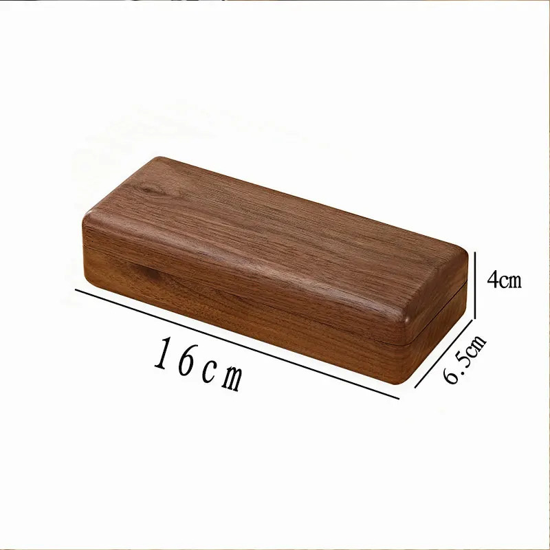 1 piece of wooden sunglasses case glasses case accessories portable high-quality storage glasses frame wooden glasses cover organizer 250409