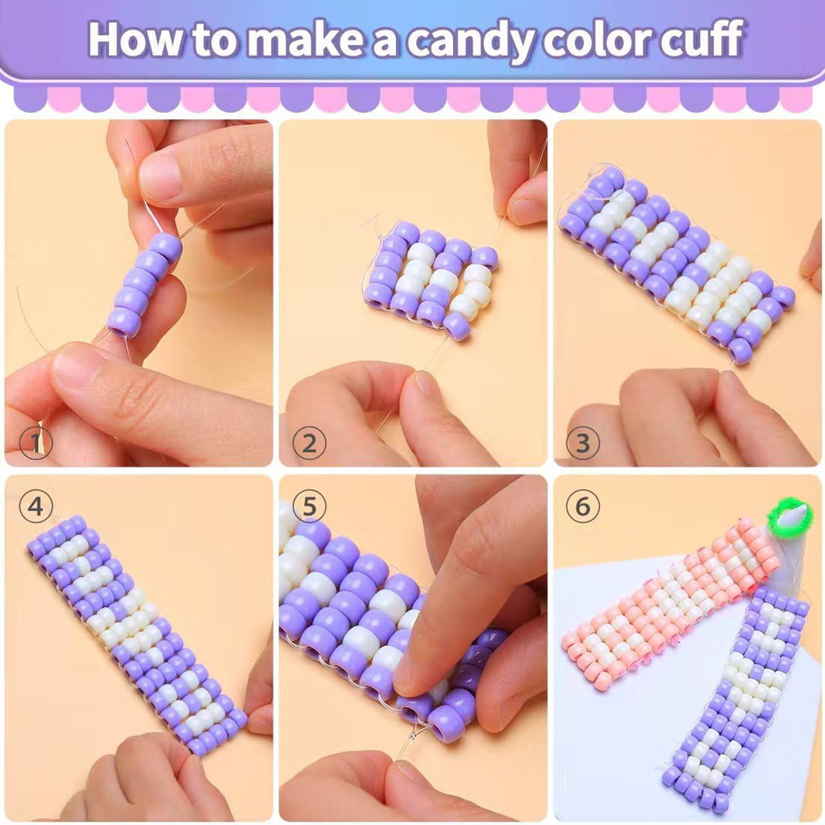 3900pcs 9mm Multi-Color Pony Beads Kit - Portable Bucket Storage, Ideal for Friendship Bracelets, Keychains, Necklaces & DIY Jewelry Crafts