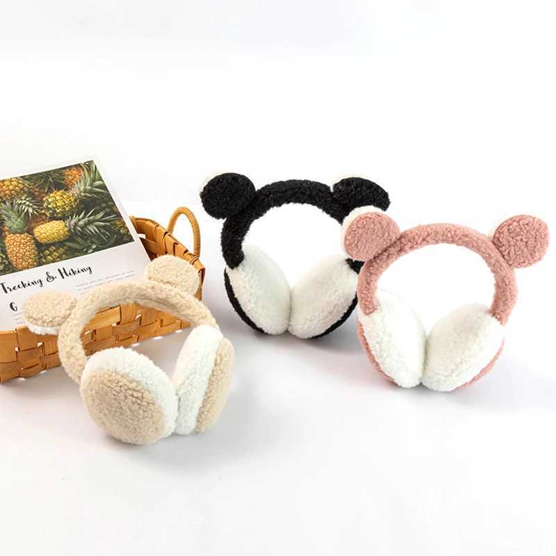 Cartoon Bear Earmuffs Children Animals Winter Warm Ear Warmers Antifreeze Women Men Faux Furry Earmuffs Headband Ear Cover W251110