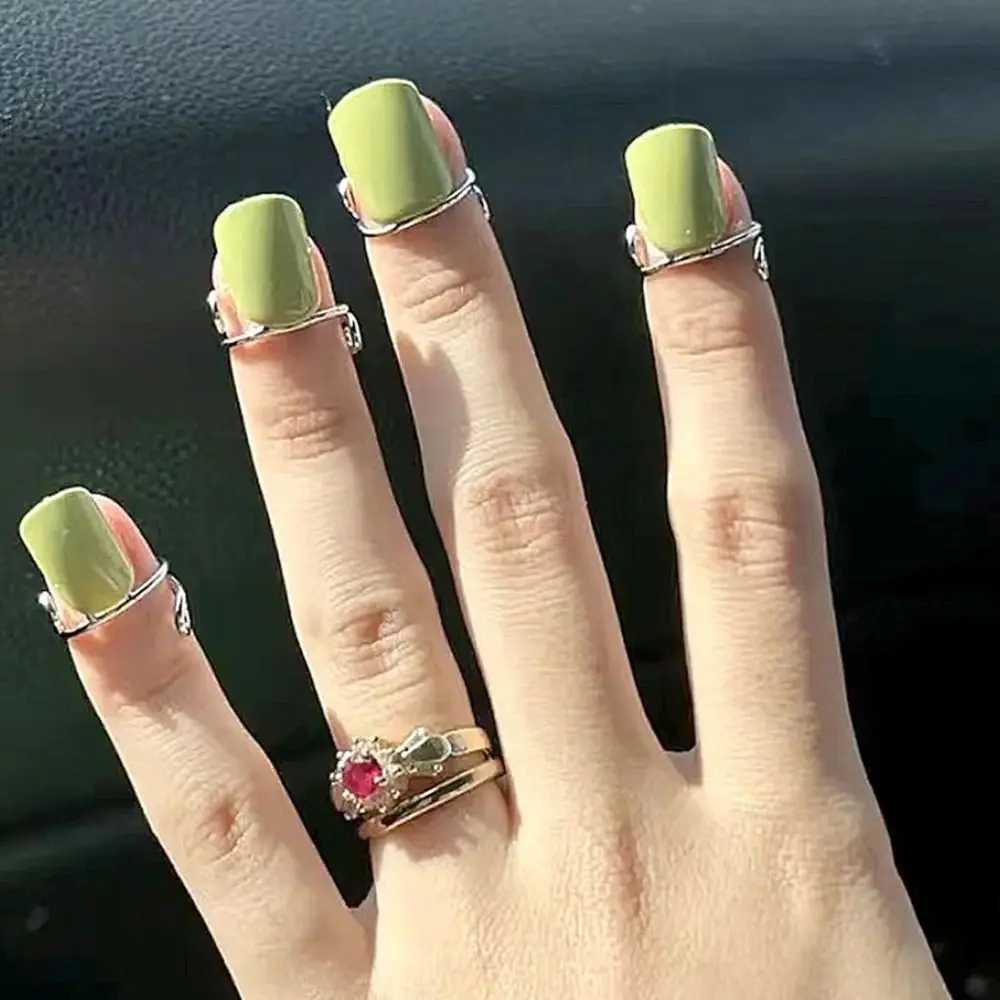Nail rings fingers female nail rings phalanx rings adjustable reusable detachable nail art decoration nail tools W250410