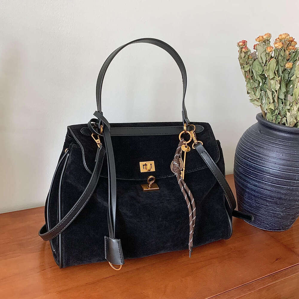 Cross-Border European and American Retro Single Shoulder High-Grade Matte Rodeo Trendy Versatile Crossbody Bag Large Capacity Commuter Handbag