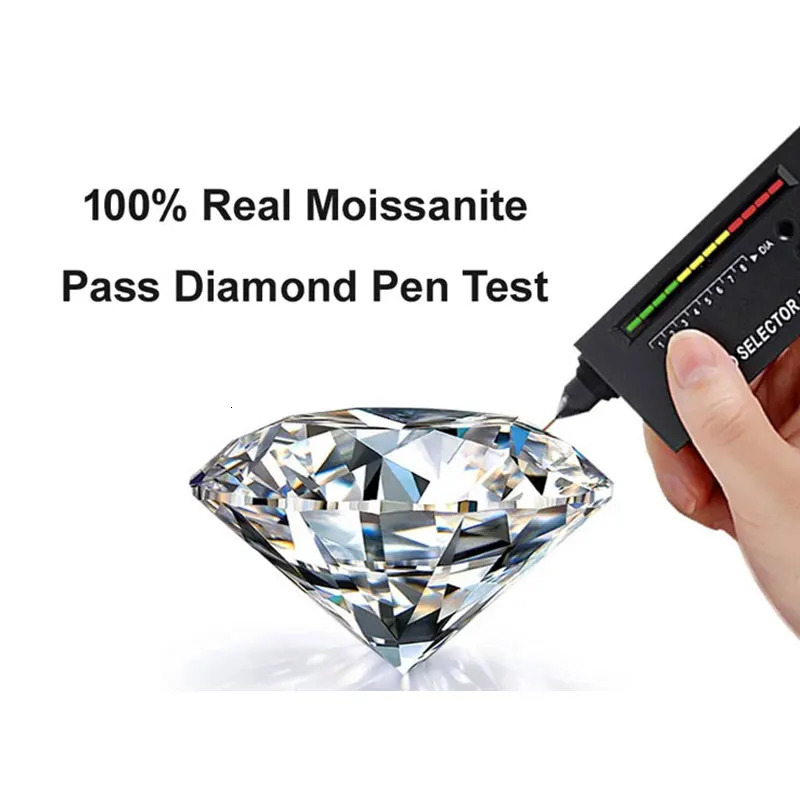 TEN CARATS Oval Cut 1CT 3CT D Color Rings for Women Lab Diamond Wedding Promise Band S925 Sterling Silver Jewelry 251023