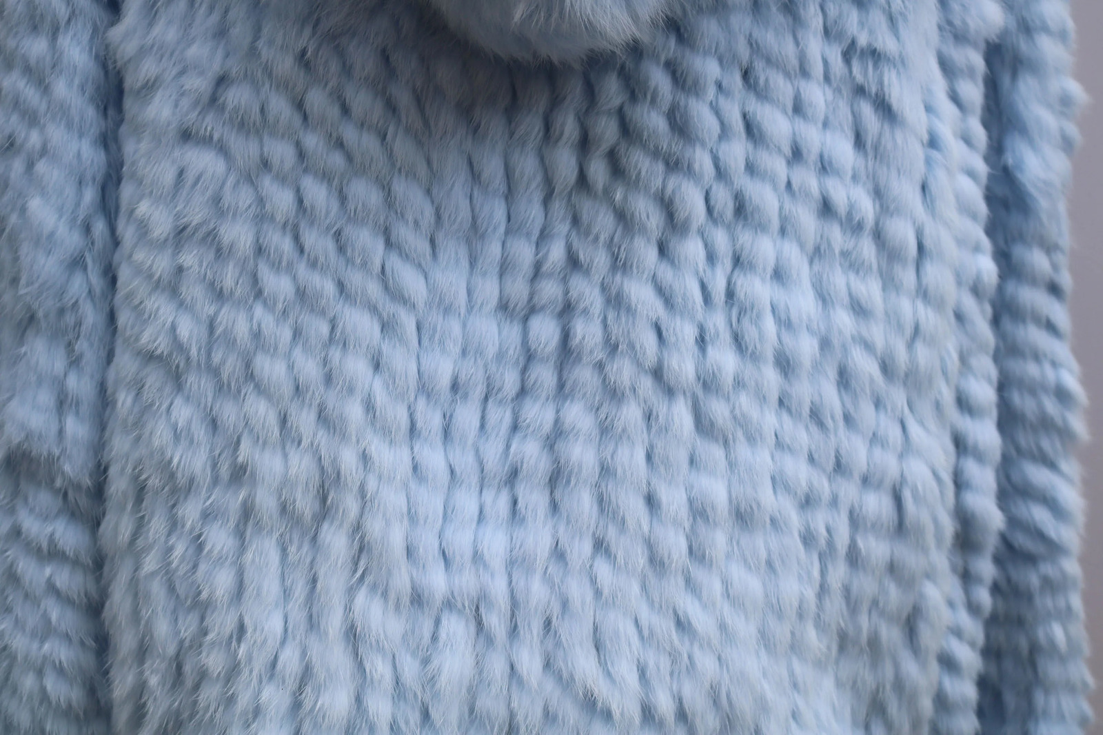 Real Rabbit Fur Coat for Women Encrypted Thickened Handmade Doublesided Woven Hooded Korean Style Autumn and Winter 251110