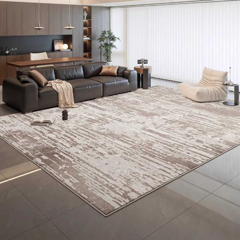 Light Luxury Living Room Decoration Grey Carpet Nordic Style Rugs for Bedroom Thick Plush Lounge Floor Mat Fluffy Soft Study Rug Y251110