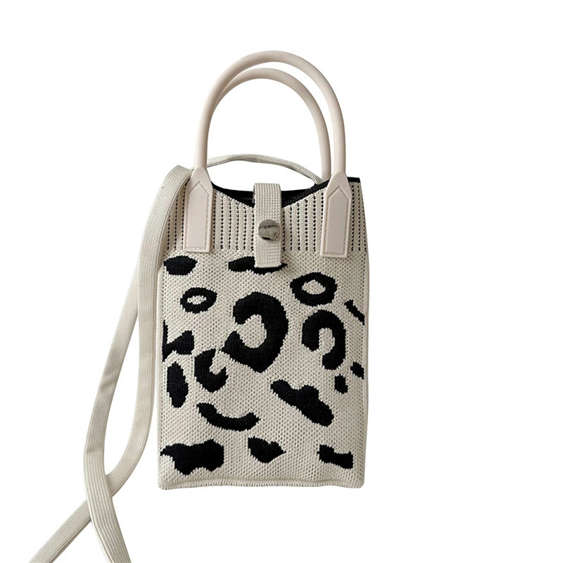 Mobile Phone Womens Bag Niche n Knitted Handbag Mini Fashion Crossbody 251110