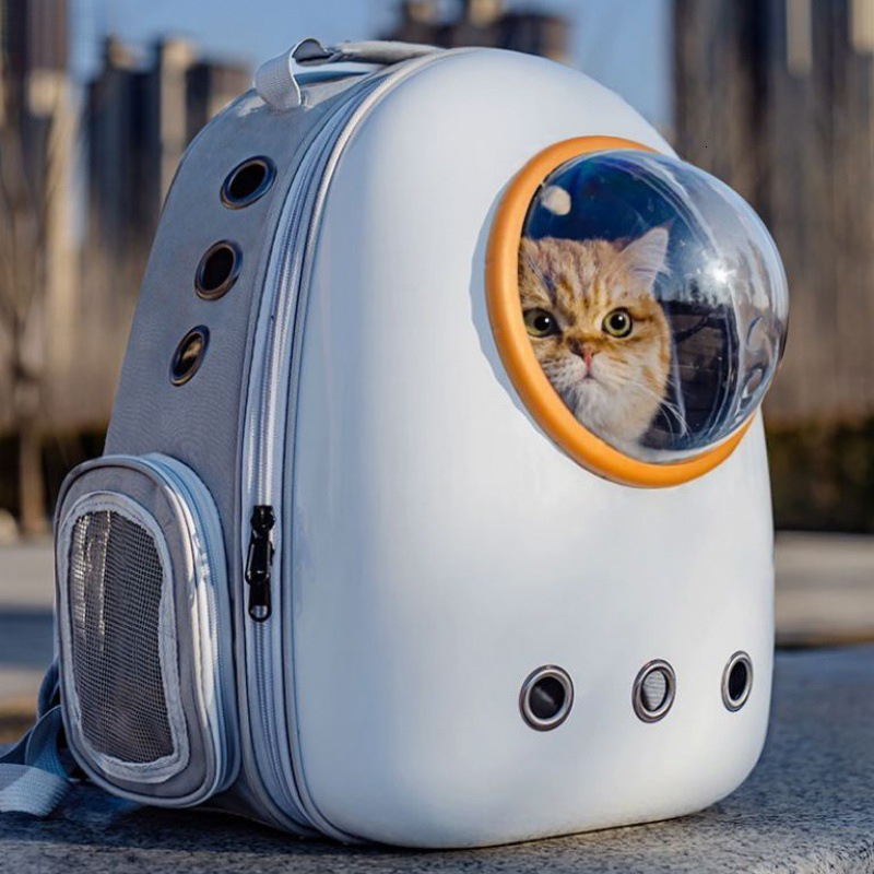 Cat Strap Portable Cat Backpack Pet Space Cabin Bag Dog Backpack Cat Cage Backpack Cat Supplies Designer Bag Pet Supplies Fashion Dog Supplies