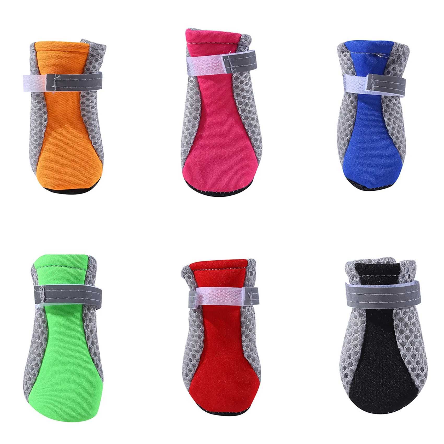 New Arrival Pet dog shoes puppy outdoor soft soled cat rain boots waterproof boots cute dog shoes breathable mesh pet shoes Z250410