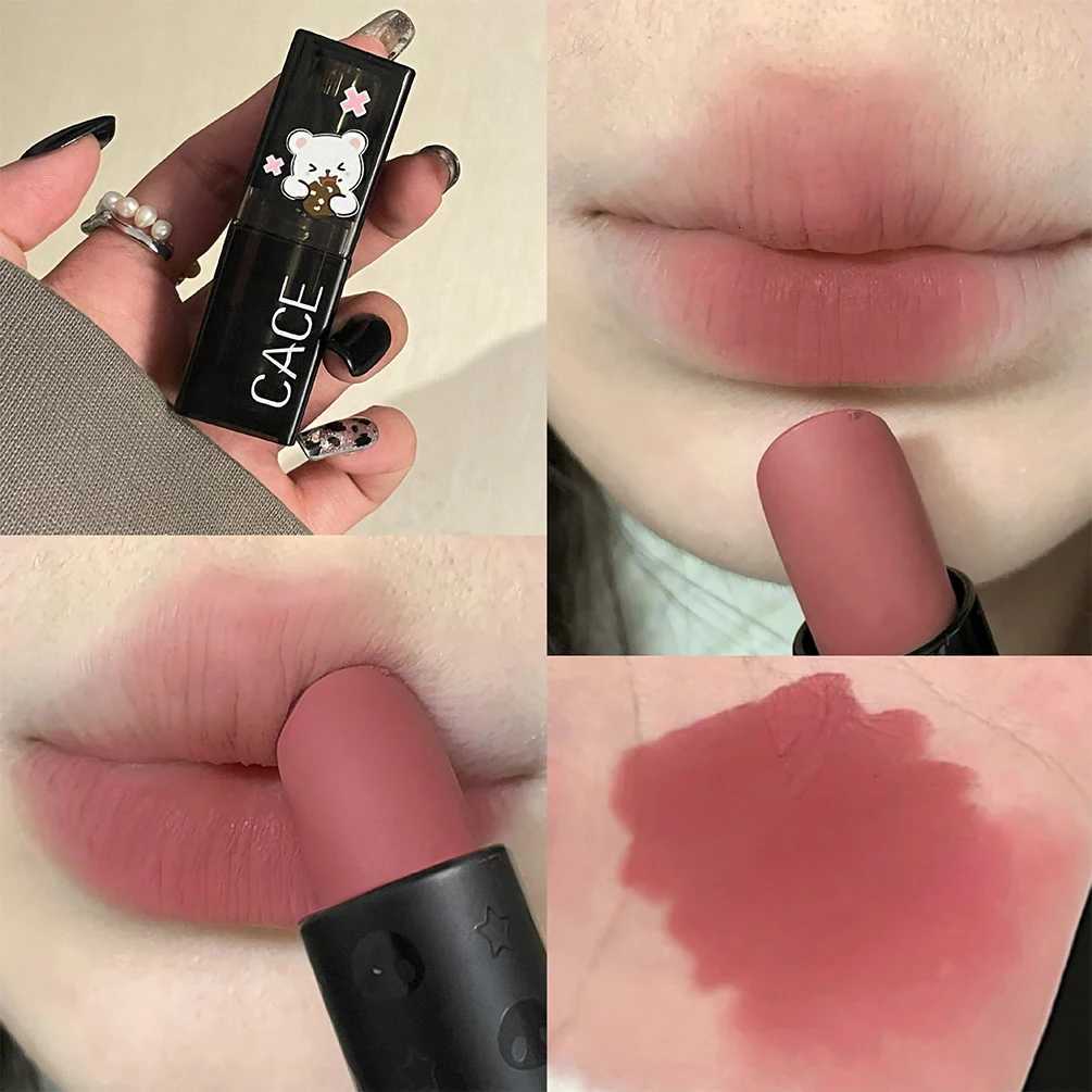 Sexy Red Lipstick Matte Waterproof Velvet Pigment Nude Rouge Waterproof Long Lasting Lip Profissional Cosmetics Beauty MakeupT251110