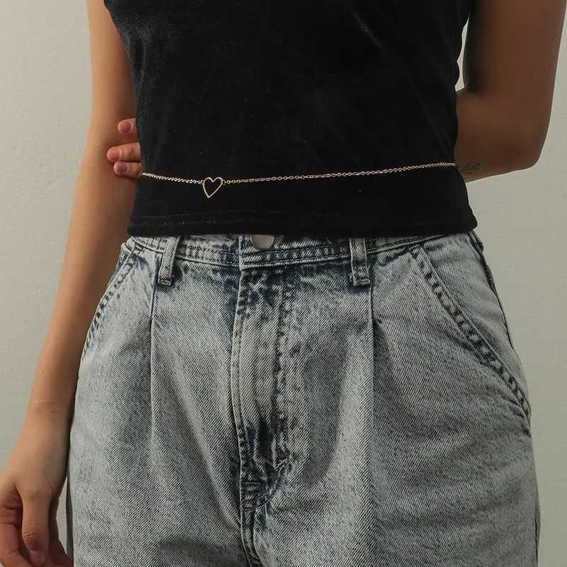 Stainless steel beach bikini waist chain belly chain new fashion minimalism sexy body jewelry accessories X250410