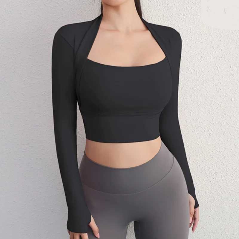 Cloud Rise Womens Yoga Shirt Fitness Top Womens Winter Long Sleeve Sweatshirt Sexy Girls Running SweatshirtXJ250410