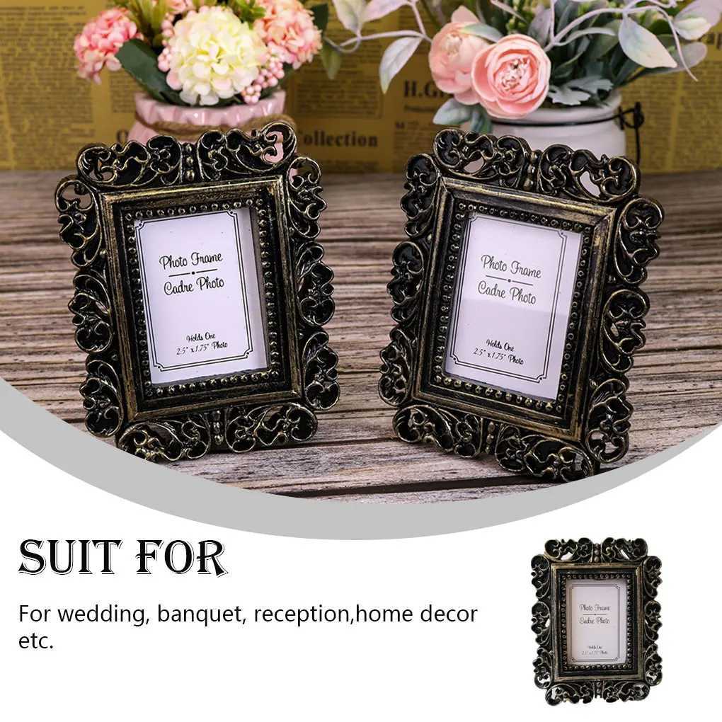 Floral Retro Flower Photo Wedding Party Home Decor Desktop Picture Frame for Family Friends Gifts Decoration L251110 H260306