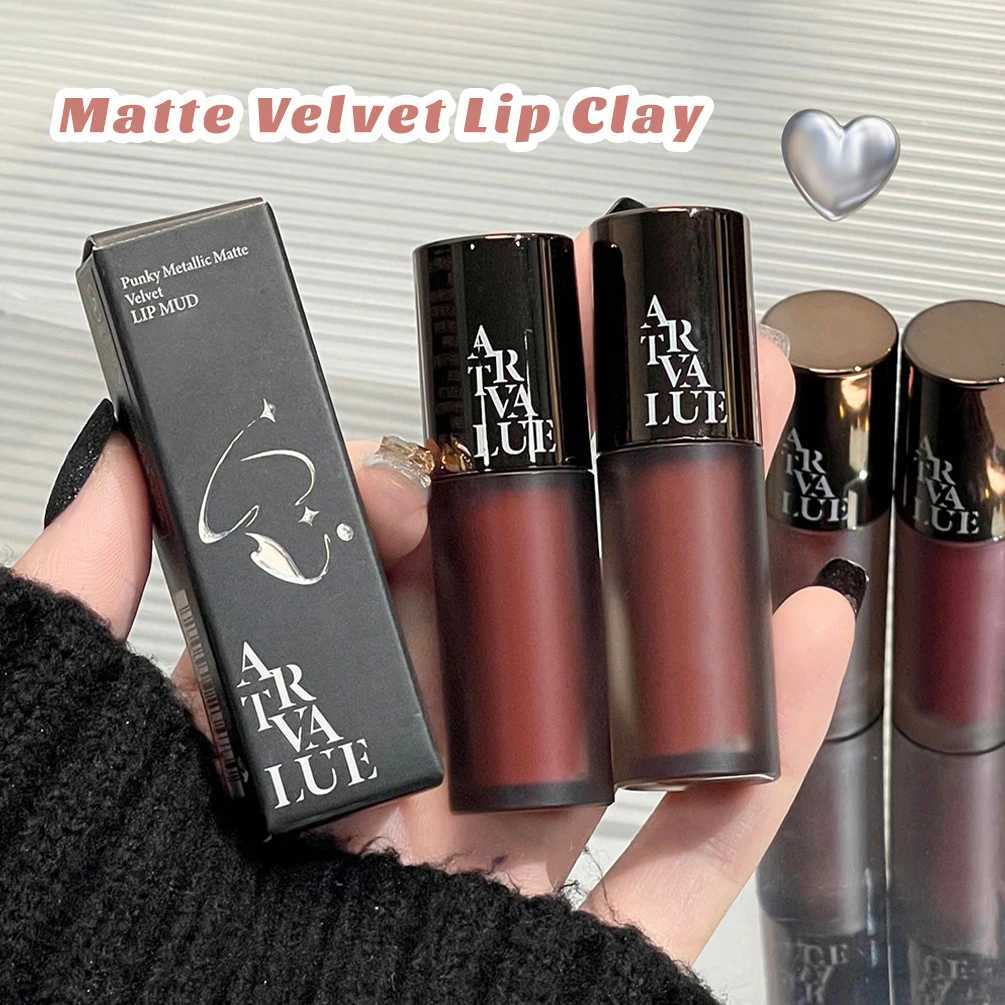 6 Colors Velvet Matte Lip Mud Liquid Lipstick Waterproof Nude Lip Gloss Long Lasting Non-stick Cup Sexy Women Lip Glaze CosmeticT251110