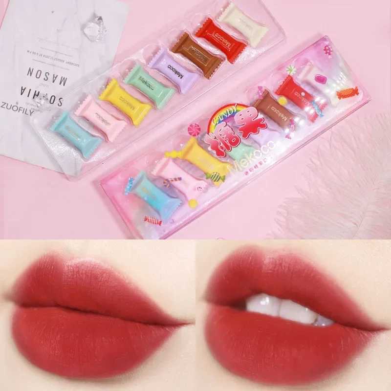 Mini Portable Candy Lipbalm Set Moisturizing Student Lipstick Youthful and Lively 8-color Waterproof Lasting Lip Gloss Gift BoxT251110