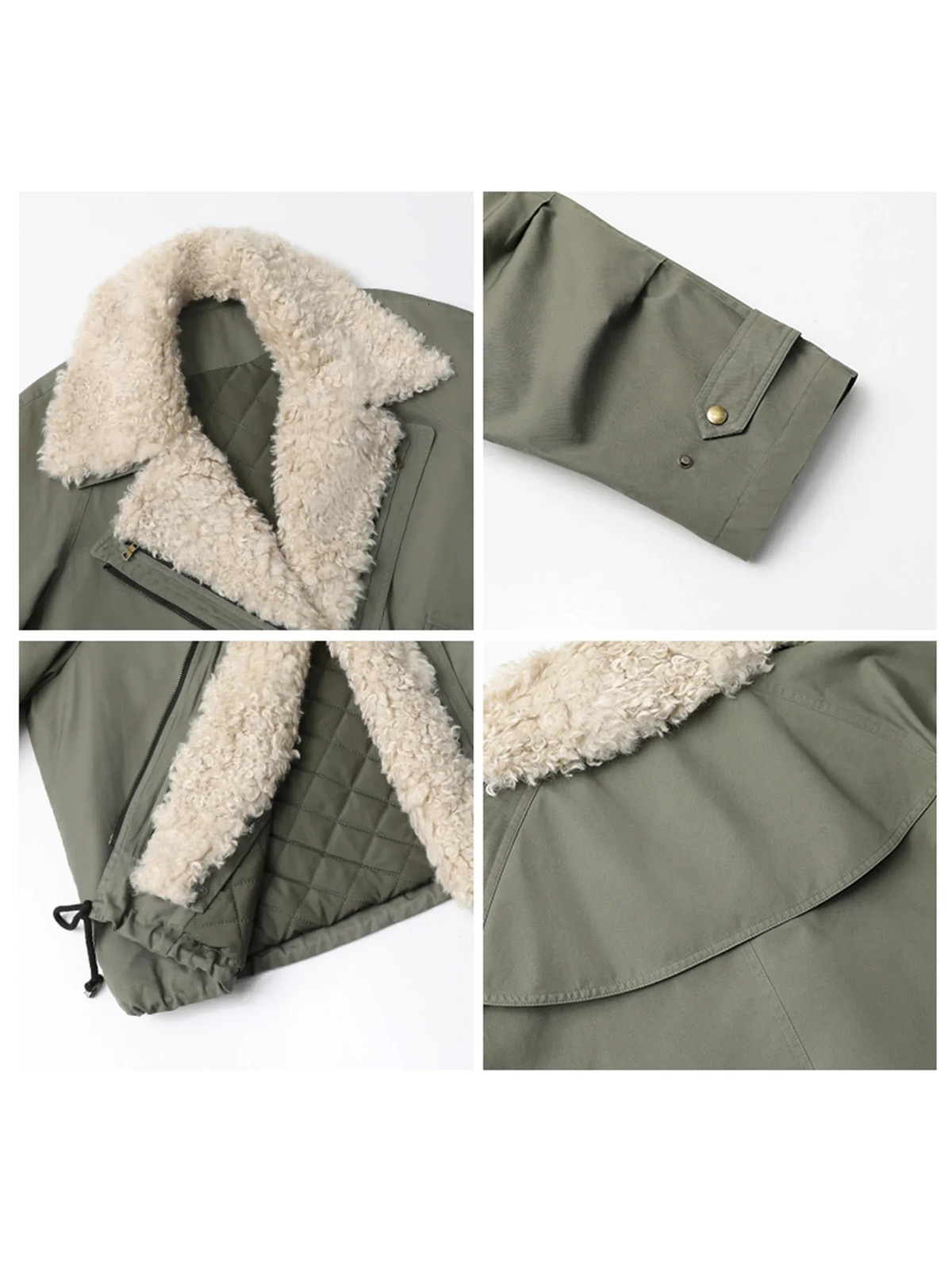 CHIC VEN Women Coats Streetwear Loose Casual Retro Motorcycle Cotton Jacket Thick Warm Female Overcoat Autumn Winter 251110