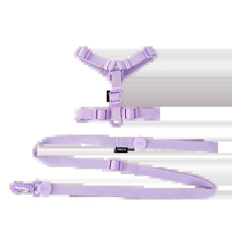 Adjustable Dog Harness Collar Leash Set Macarone Color Reflective Small Dog Accessories for Puppy Cat Supplies Pet Walking J251110